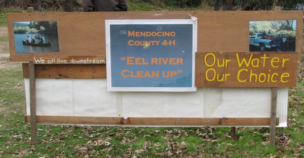 Eel River Cleanup sponsored by Mendocino County 4-H